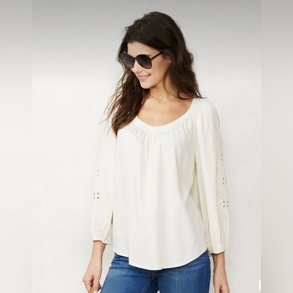 Lauren Conrad peasant blouse
